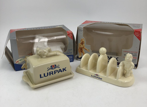 Vintage lurpak ceramic butter - ceramic,