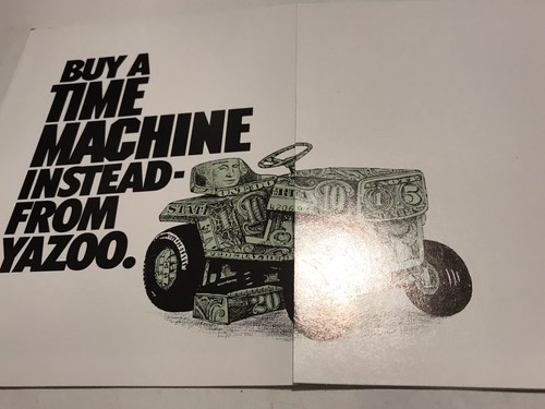 Yazoo time machine riding - yazoo,