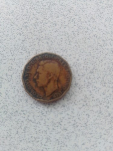 King george three pence - george, coin.