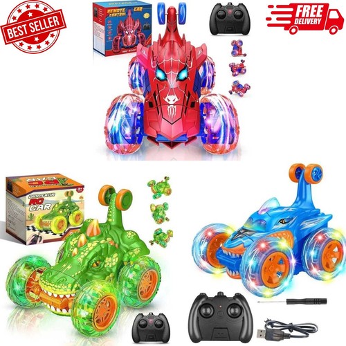 Spiderman stunt car - rc, remote