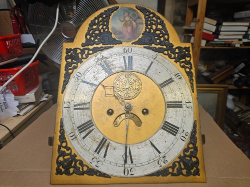 Antique day longcase - 8,