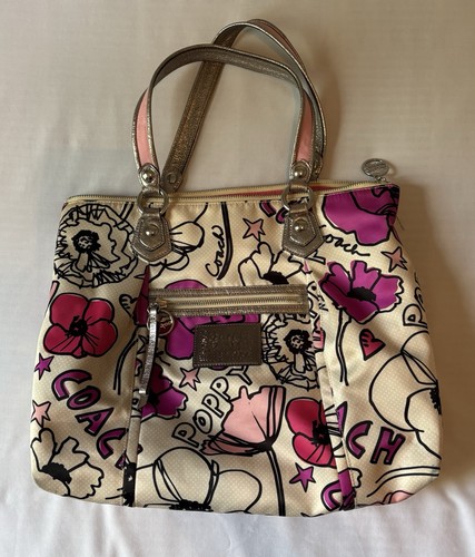 Coach pink silver poppy kyra - silver,