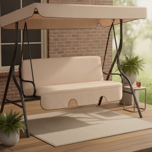 Garden swing seater cushion - 3,