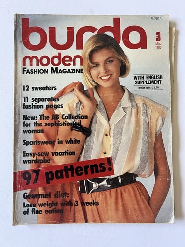 Burda sewing pattern magazine - burda,