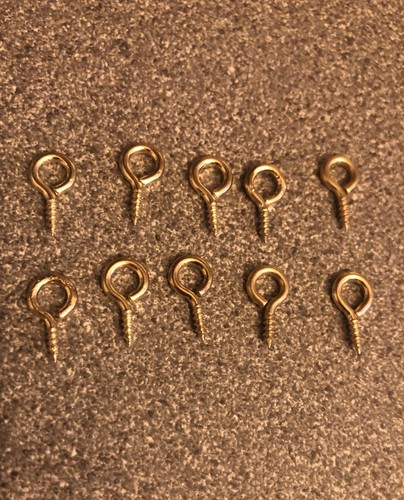 Brass plated screw - brass,