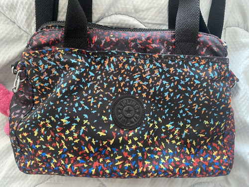 Kipling bag black - kipling, black/multicolour