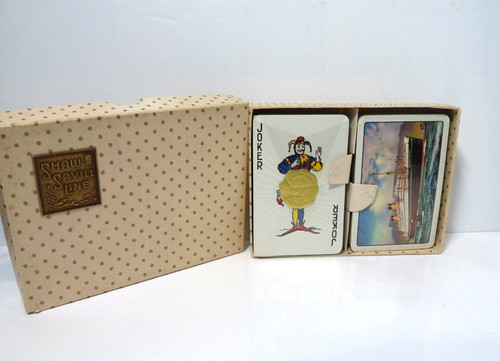 Shaw savill line playing - line, cards