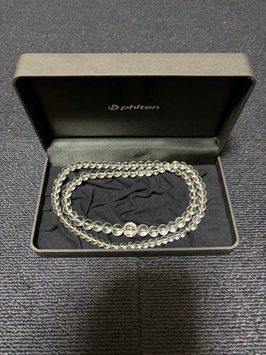 Phiten large crystal necklace - large,