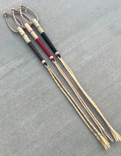Rawhide western horse - rawhide, quirt