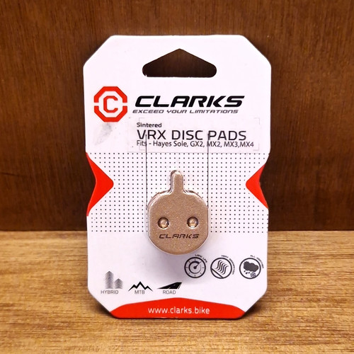 Clarks vrx disc pads - disc, sintered