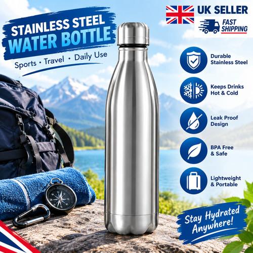 Stainless steel water - stainless, bottle