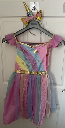 Rainbow unicorn costume dress - unicorn,