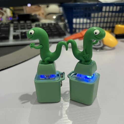 Funny lizard button - lizard, sound