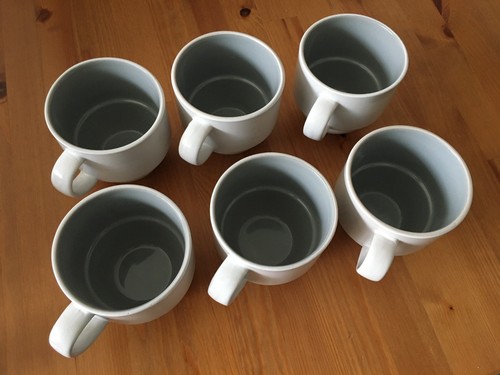 Grey coffee tea mugs - coffee/tea,