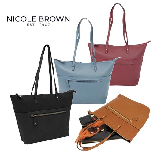 Women faux leather - faux, tote