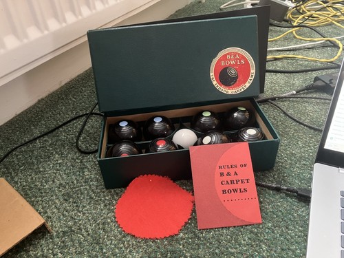 Vintage carpet bowls banda - vintage,