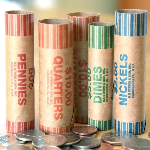 10pcs preformed coin wrappers - 10pcs,