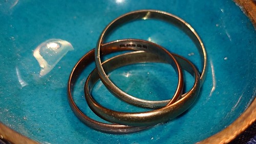 Gold russian wedding ring - wedding,