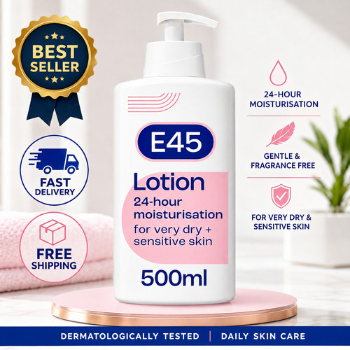 E45 moisturising lotion pump - e45,
