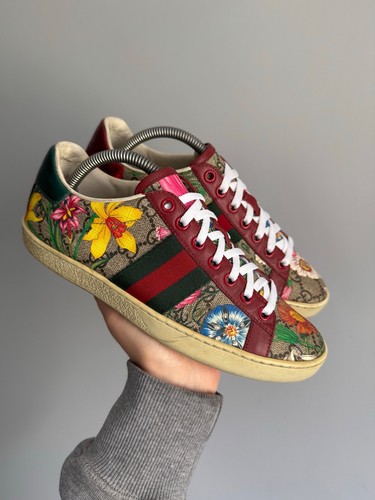Gucci ace blooms floral web - ace,