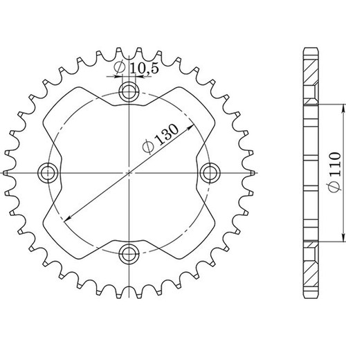 Sunstar steel crown - sunstar, p520