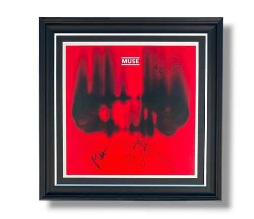 Muse signed photo - photo, coa