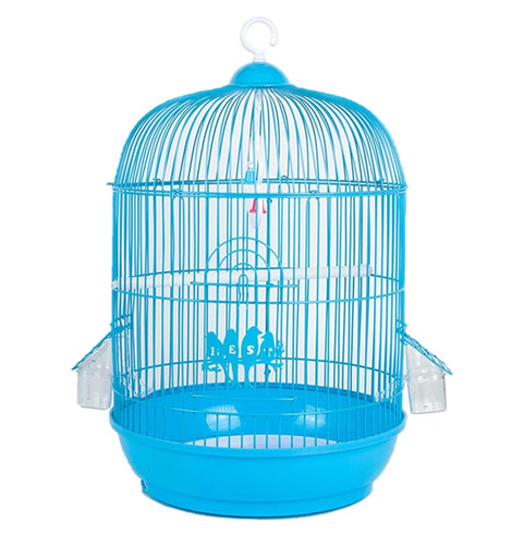 Round metal bird cage x - ,