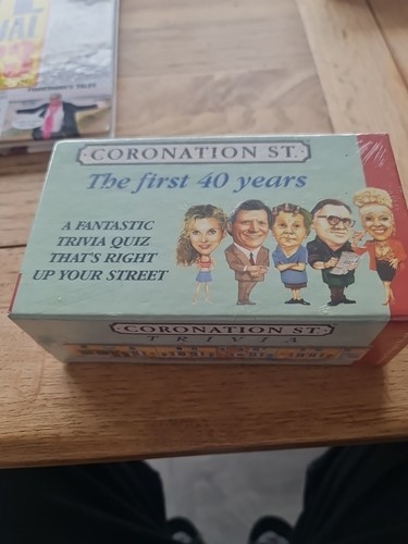 Coronation street trivia game - coronation,