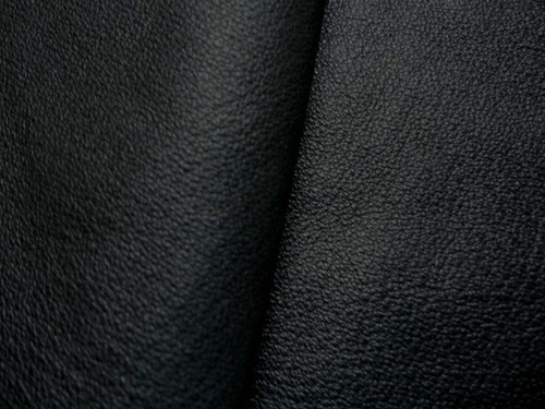 Jet black pigskin leather - black,