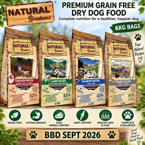 Natural greatness dry - natural, dog