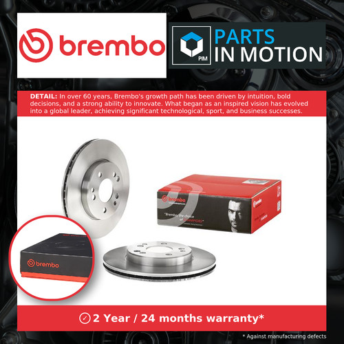 Brake discs pair - brake, vented