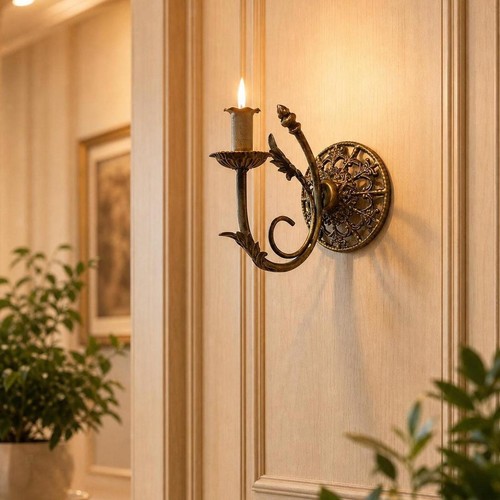 Candlestick holder wall sconce - candlestick,