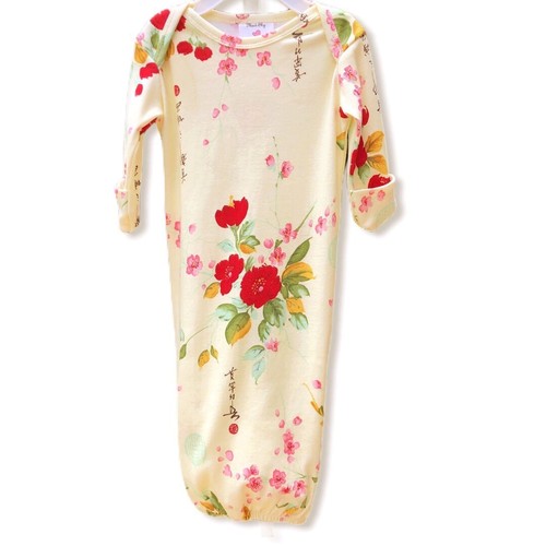 New mad sky baby floral - sky,