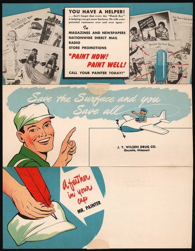 Vintage flyer dutch boy paints - dutch,