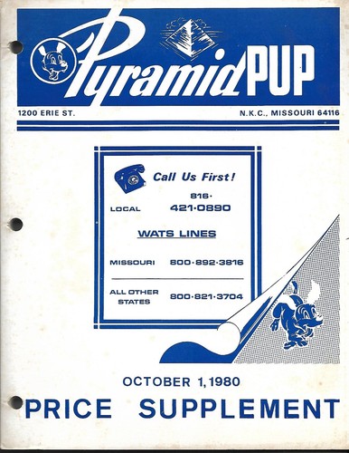 Price list pyramid pup - list,