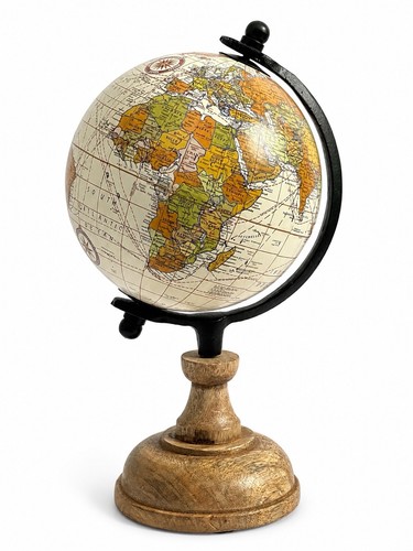 Vintage style world globe desk - style,
