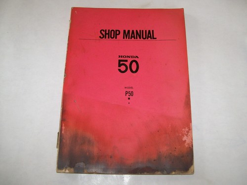 Shop manual honda - shop, p50