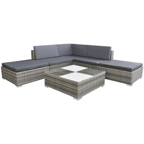 Garden lounge 6pc sofa - sofa, set