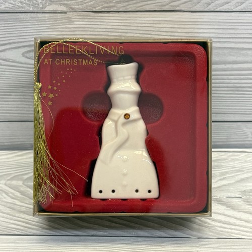 Belleek living top hat snowman - hat,