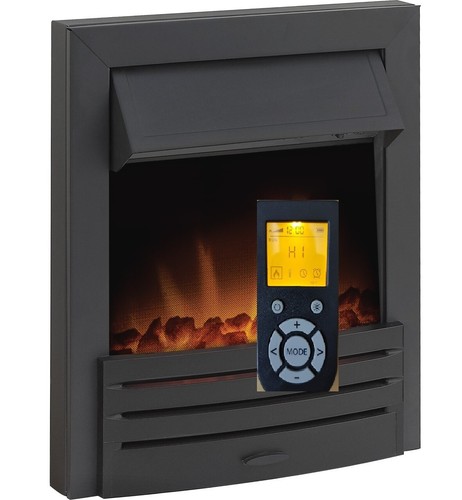 Electric fire black - electric, coal