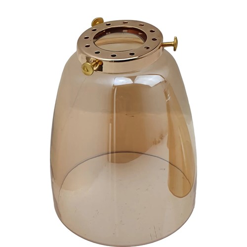 Modern ceiling light amber - light,