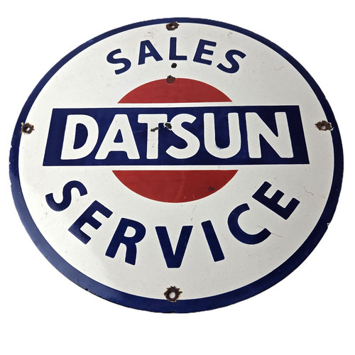 Vintage datsun sign - sign,