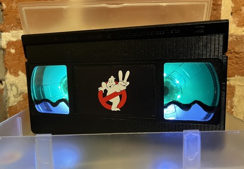 Ghostbusters vhs lamp - vhs, lamp,