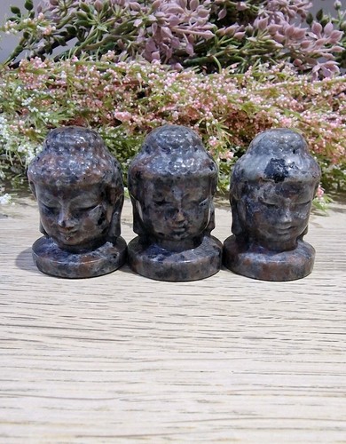 Yooperlite crystal buddha - yooperlite, head
