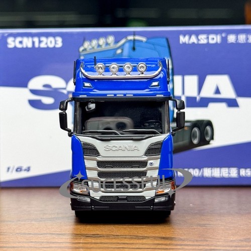 Blue scania r500 tractor - blue,
