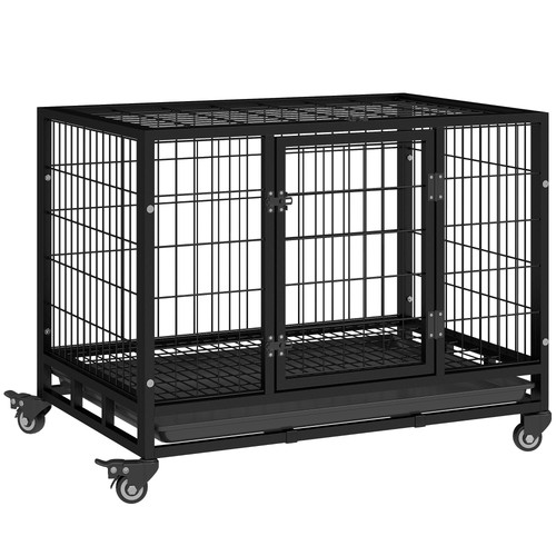 Pawhut metal kennel - metal, cage