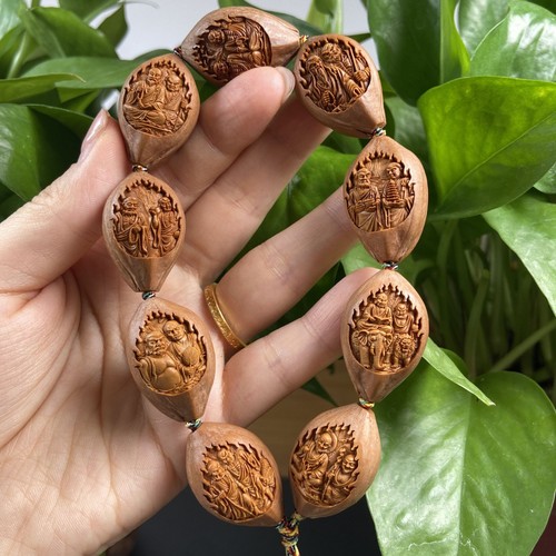 Olive nut carving arhats - nut, 18