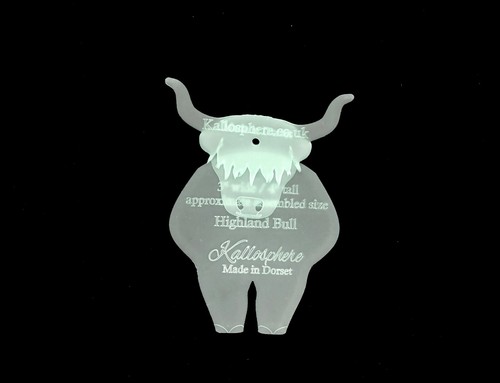 Highland cow bull acrylic - highland,