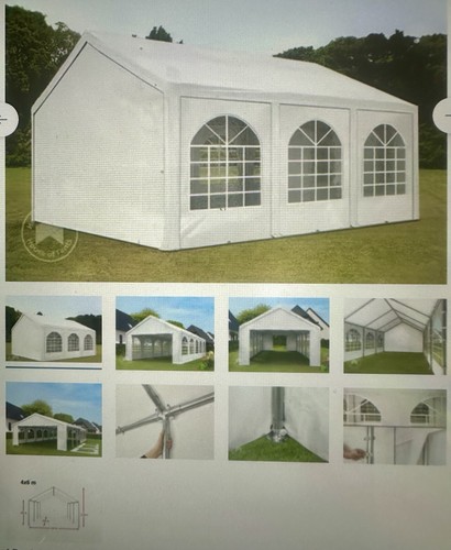 Marquee 4x6 mtrs - pe,