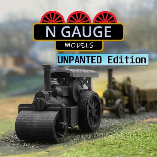 Unpainted gauge scale road - n,